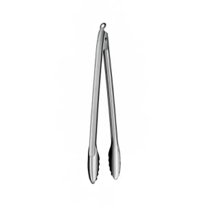 165-12917 15.7-in Locking Tongs, Stainless Steel