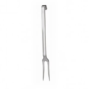 165-10085 13.4" Roasting Fork w/ Hooked Handle, Stainless