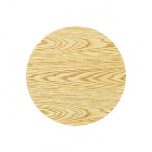 203-ROYRTT36RT 36" Round Reversible Melamine Table Top, Oak/Walnut