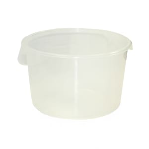007-5726 12 qt Round Storage Container - White Poly