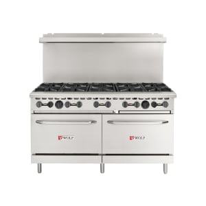 290-WX6010BP 60" 10 Burner Gas Range w/ (2) Standard Ovens, Liquid Propane
