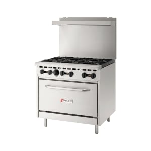 290-WX366BN 36" 6 Burner Gas Range w/ Standard Oven, Natural Gas
