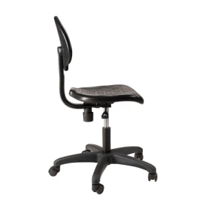 955-6716HB Swivel Task Chair w/ Low Back & Polyurethane Seat, Black