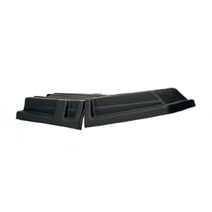 007-FG130700BLA Rectangle Dome Tilt Truck Lid - Plastic, Black