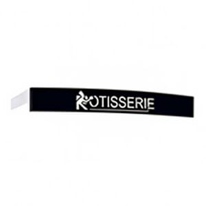 481-1160BDE Illuminated Decorative Roof for FlamBoyant 1160 Rotisseries, Porcelain, Black