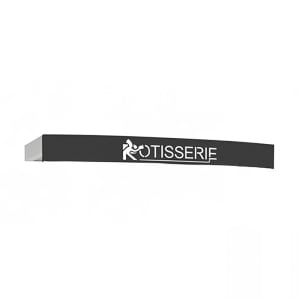 481-1600BDE Illuminated Decorative Roof for FlamBoyant 1600 Rotisseries, Porcelain, Black