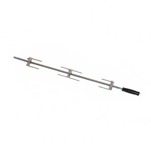 481-BP1175 Traditional Chicken Spit w/ (1) Double & (2) Single Prongs for FauxFlame 1175