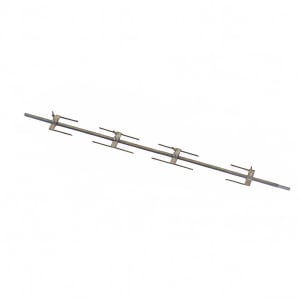 481-BP13 Traditional Chicken Spit w/ (2) Double & (2) Single Prongs for MasterFlame 1375 Rotisseries