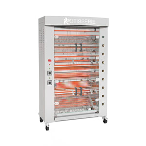 481-FB11608ESS Electric 8 Spit Commercial Rotisserie w/ 40 Bird Capacity, 208-230v/3ph