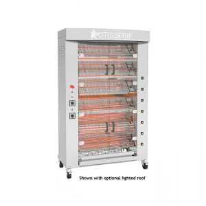 481-FBS11606ESS Electric 6 Spit Spatchcock Commercial Rotisserie w/ 24 Bird Capacity, 208-240v/3ph