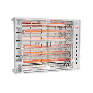 481-FF16556ESS Electric 6 Spit Commercial Rotisserie w/ 42 Bird Capacity, 208-230v/3ph