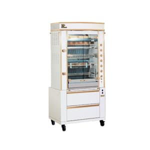 481-GF9755GLUXLPB Gas 5 Spit Commercial Rotisserie w/ 15 Bird Capacity, Liquid Propane