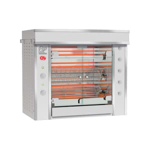 481-GF9752ESS Electric 3 Spit Commercial Rotisserie w/ 6 Bird Capacity, 208-230v/3ph