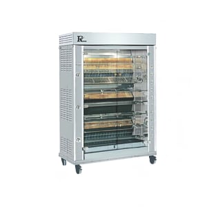 481-GF13758GSSLP Gas 8 Spit Commercial Rotisserie w/ 48 Bird Capacity, Liquid Propane