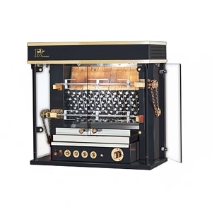 481-MF9752GLUXBLKLP Gas 2 Spit Commercial Rotisserie w/ 8 Bird Capacity, Liquid Propane