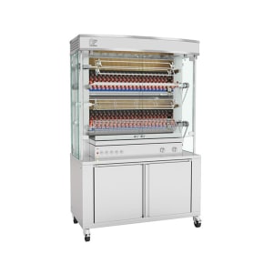 481-MF13754GSSLP Gas 4 Spit Commercial Rotisserie w/ 24 Bird Capacity, Liquid Propane