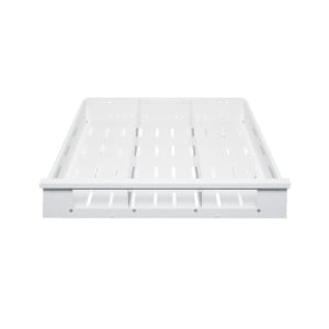 162-ACR17DRAWER Full Extension Drawer w/ (2) Dividers for ACR1717 or ACR1718 - Aluminum, White