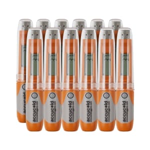162-DLSA11CAL12P Portable NIST Calibrated USB Temperature Data Logger w/ LCD Display - 12 pack