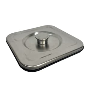 482-SCDLIDSS Replacement Infusion Dispenser Lid - Square, Brushed Stainless
