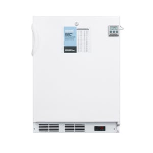 162-FF6LBIPLUS2ADA 24" One-Section Undercounter Medical Refrigerator - White, 115v