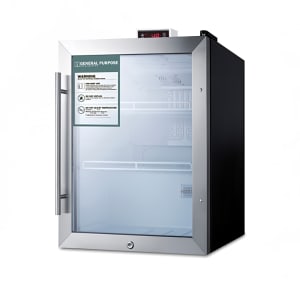 162-SCR314LDTGP 2.1 cu ft Countertop Medical Refrigerator - Locking, 115v