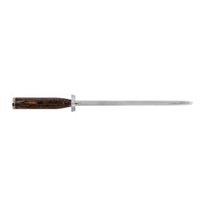 194-TDM0790 9" Premier Combination Honing Steel w/ Walnut PakkaWood Handle