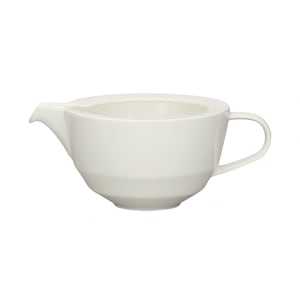 024-9123810 3 1/2 oz Allure Sauce Boat - Porcelain, Bone White