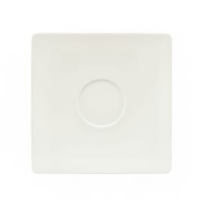 024-9137018 6 1/2" Square Saucer, Porcelain, Schonwald, Continental White