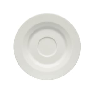 024-9126919 6 1/2" Round Allure Espresso Saucer - Porcelain, Bone White
