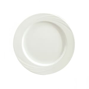 024-9180020 7 7/8" Round Porcelain Plate - Donna Pattern, White