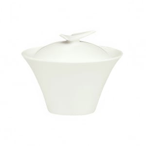 024-9134920 4 3/8" Round Sugar Bowl w/ Lid, Porcelain, Schonwald, Continental White