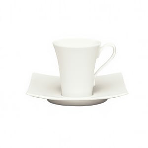 024-9135360 3 1/2 oz Porcelain Espresso Cup - Fine Dining Pattern, White