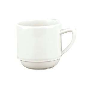 024-9195628 9 1/2 oz Porcelain Mug - Avanti Gusto Pattern, White