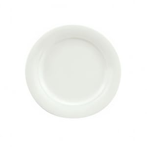 024-9190031 12 1/4" Round Porcelain Plate - Avanti Gusto Pattern, White
