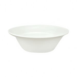 024-9193118 20 1/4 oz Round Porcelain Bowl, Avanti Gusto Pattern, White