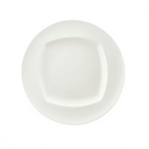 024-9320032 12 1/2" Round Porcelain Plate - Event Pattern, White