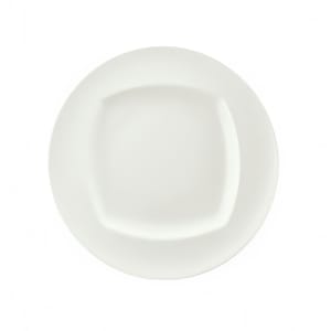 024-9321828 10 7/8" Round Porcelain Tapas Plate - Event Pattern, White