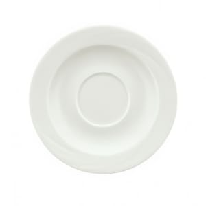 024-9186918 6 1/4" Round Porcelain Saucer - Donna Pattern, White