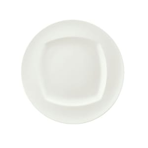 024-9320017 6 5/8" Round Porcelain Plate - Event Pattern, White