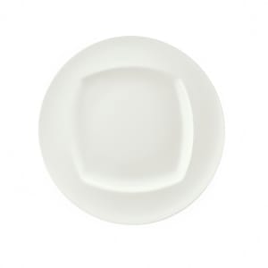 024-9320020 7 7/8" Round Porcelain Plate - Event Pattern, White