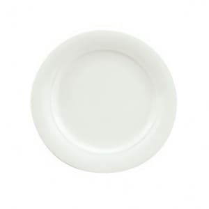 024-9190016 6 3/8" Round Porcelain Plate - Avanti Gusto Pattern, White