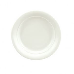 024-9195710 4" Round Porcelain Micro Plate - Avanti Gusto Pattern, White