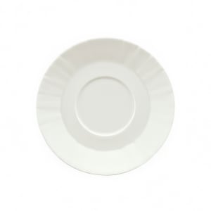 024-9366968 6 3/8" Round Porcelain Saucer - Character Pattern, White