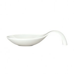 024-9356116 10 3/8" Round Porcelain Signature Bowl - Creative Complements Pattern, White