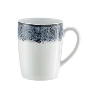 024-901563063076 10 1/8 oz Shabby Chic Mug - Porcelain, Blue Stone