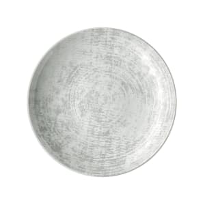 024-902132263070 8 1/4" Round Shabby Chic Plate - Coupe, Porcelain, Structure Gray