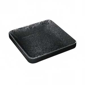 024-701320991021090 2 3/5 oz Square Bowl - Stoneware, Playground, Black