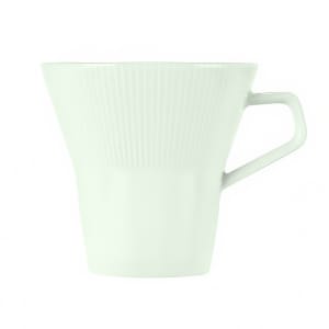 024-940527562987 8 3/4 oz Porcelain Cup - Connect Radial Pattern, White