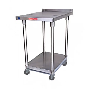 636-MS163622SX 22" x 36" Stationary Equipment Stand for Soft Serve Machines, Undershelf