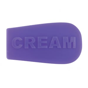 482-1000209003 Content Indicator Sock w/ Embossed Word (CREAM), Purple